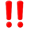 Emoji ‼️ Doppio Punto Esclamativo su Samsung One UI 5.0.