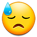 😓 Emoji Rosto Cabisbaixo Com Gota De Suor na Samsung One UI 5.0.
