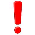 Emoji ❗ Punto Esclamativo Rosso su Samsung One UI 5.0.