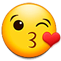 😘 Emoji Kuss zuwerfendes Gesicht Samsung One UI 5.0.
