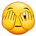 Emoji 🫣 Faccia Con Occhi Sbirciati su Samsung One UI 5.0.