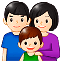 Emoji 👪🏻 Famiglia, Carnagione Chiara su Samsung One UI 5.0.