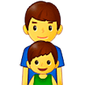 👨‍👦 Emoji Familie: Mann, Junge Samsung One UI 5.0.