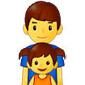 👨‍👧 Emoji Familie: Mann, Mädchen Samsung One UI 5.0.