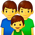 Emoji 👨‍👨‍👦 Famiglia: Uomo, Uomo E Bambino su Samsung One UI 5.0.