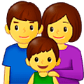 Emoji 👨‍👩‍👦 Famiglia: Uomo, Donna E Bambino su Samsung One UI 5.0.