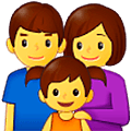 Emoji 👨‍👩‍👧 Famiglia: Uomo, Donna E Bambina su Samsung One UI 5.0.