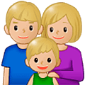 Emoji 👪🏼 Famiglia, Carnagione Abbastanza Chiara su Samsung One UI 5.0.
