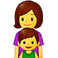 👩‍👦 Emoji Familie: Frau, Junge Samsung One UI 5.0.
