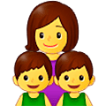 👩‍👦‍👦 Emoji Familie: Frau, Junge und Junge Samsung One UI 5.0.