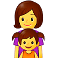 👩‍👧 Emoji Familia: Mujer Y Niña en Samsung One UI 5.0.