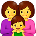 👩‍👩‍👦 Emoji Família: Mulher, Mulher E Menino na Samsung One UI 5.0.