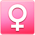 Emoji ♀️ Simbolo Genere Femminile su Samsung One UI 5.0.