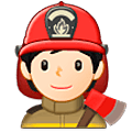 Emoji 🧑🏻‍🚒 Pompiere: Carnagione Chiara su Samsung One UI 5.0.