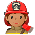 Émoji 🧑🏽‍🚒 Pompier : Peau Légèrement Mate sur Samsung One UI 5.0.