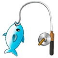 Emoji 🎣 Canna Da Pesca su Samsung One UI 5.0.