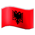 Bandeira: Albânia Samsung One UI 5.0.