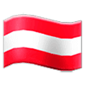 🇦🇹 Emoji Bandera: Austria en Samsung One UI 5.0.