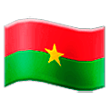 Drapeau : Burkina Faso Samsung One UI 5.0.