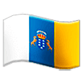 Flagge: Kanarische Inseln Samsung One UI 5.0.
