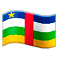 Flagge: Zentralafrikanische Republik Samsung One UI 5.0.