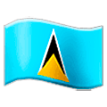 Flagge: St. Lucia Samsung One UI 5.0.