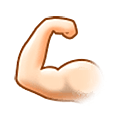 💪🏻 Emoji Bíceps Flexionado: Tono De Piel Claro en Samsung One UI 5.0.