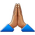 Manos En Oración: Tono De Piel Medio Samsung One UI 5.0.