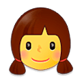 👧 Emoji Niña en Samsung One UI 5.0.
