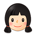 👧🏻 Emoji Mädchen: helle Hautfarbe Samsung One UI 5.0.
