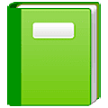 Emoji 📗 Libro Verde su Samsung One UI 5.0.