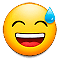 😅 Emoji Cara Sonriendo Con Sudor Frío en Samsung One UI 5.0.