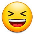 Emoji 😆 Sorriso A Bocca Aperta Con Occhi Chiusi su Samsung One UI 5.0.