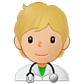 🧑🏼‍⚕️ Emoji Profesional Sanitario: Tono De Piel Claro Medio en Samsung One UI 5.0.