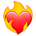 ❤️‍🔥 Emoji Coração em chamas na Samsung One UI 5.0.