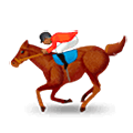 🏇🏾 Emoji Corrida De Cavalos: Pele Morena Escura na Samsung One UI 5.0.