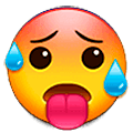 🥵 Emoji Cara Con Calor en Samsung One UI 5.0.