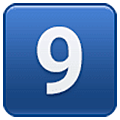 Emoji 9️⃣ Tasto: 9 su Samsung One UI 5.0.
