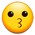 Emoji 😗 Faccina Che Bacia su Samsung One UI 5.0.