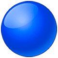 🔵 Emoji Círculo Azul Grande en Samsung One UI 5.0.