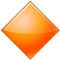 🔶 Emoji Rombo Naranja Grande en Samsung One UI 5.0.