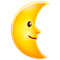 🌜 Emoji Luna De Cuarto Menguante Con Cara en Samsung One UI 5.0.