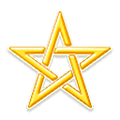 Emoji ⛦ Pentagramma che vortica a sinistra su Samsung One UI 5.0.
