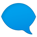Emoji 🗨️ Nuvoletta Nera su Samsung One UI 5.0.
