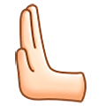🫷🏻 Emoji Mano Que Empuja Hacia La Izquierda: Tono De Piel Claro en Samsung One UI 5.0.