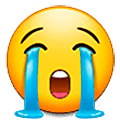 Emoji 😭 Faccina Disperata su Samsung One UI 5.0.
