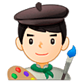 Emoji 👨🏻‍🎨 Artista Uomo: Carnagione Chiara su Samsung One UI 5.0.