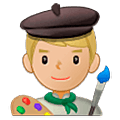 Emoji 👨🏼‍🎨 Artista Uomo: Carnagione Abbastanza Chiara su Samsung One UI 5.0.