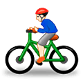 Émoji 🚴🏻‍♂️ Cycliste Homme : Peau Claire sur Samsung One UI 5.0.