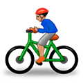 🚴🏽‍♂️ Emoji Homem Ciclista: Pele Morena na Samsung One UI 5.0.